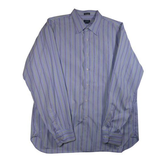 JCrew Men's Long Sleeve Dress Shirt Size‎ XL 17-17.5 - Picture 2 of 4